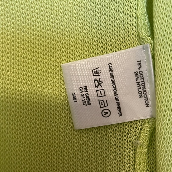 Citron Green DKNY Shrug - Picture 3 of 5